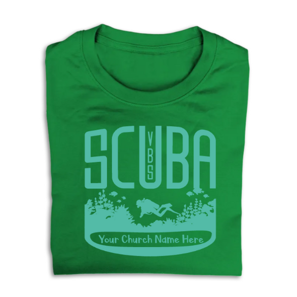 Easy Custom VBS T-Shirt - One Color Design - Scuba VBS - VSCU061B