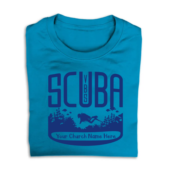 Easy Custom VBS T-Shirt - One Color Design - Scuba VBS - VSCU061A