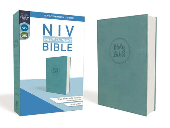 NIV Value Thinline Bible Blue, Imitation Leather