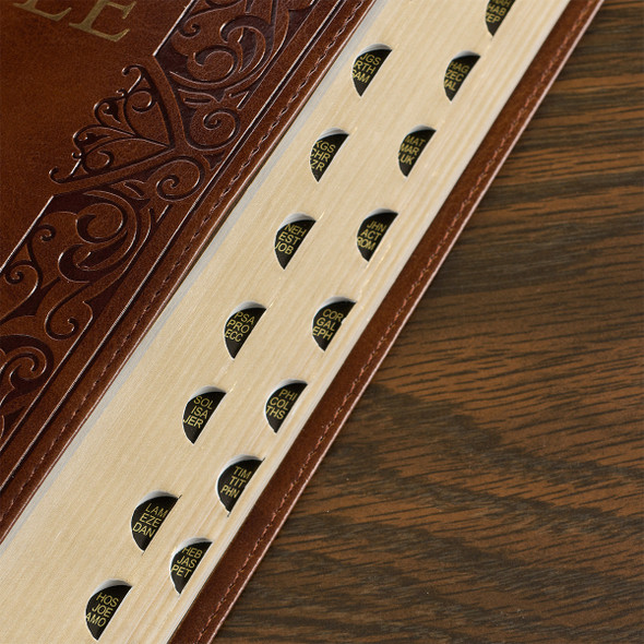 KJV Gift Edition Bible - Imitation Leather, Brown