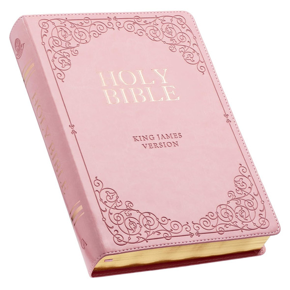 KJV Giant Print Bible - Imitation Leather, Pink