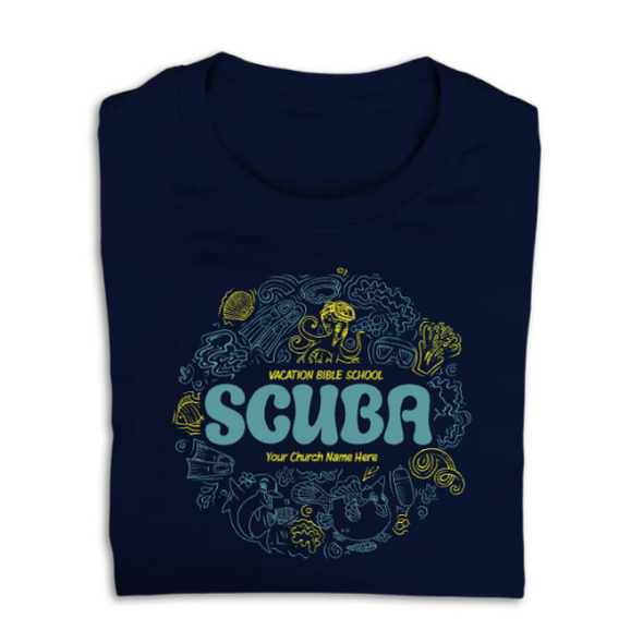 Easy Custom VBS T-Shirt - Two Color Design - Scuba VBS - VSCU070