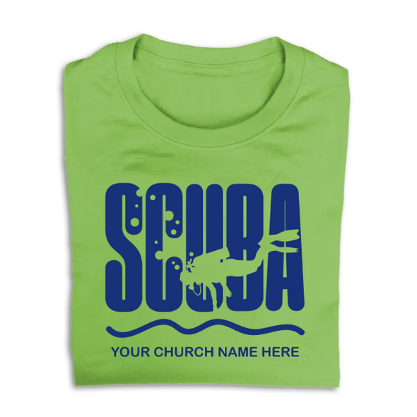Easy Custom VBS T-Shirt - One Color Design - Scuba VBS - VSCU081