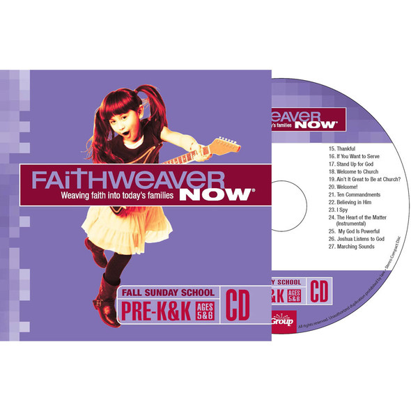 Fall 2024 FaithWeaver NOW Pre-K-K CD