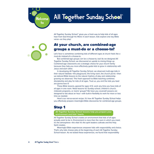 All Together Sunday School, Book 2: When You Have Kids of All Ages in One Room
