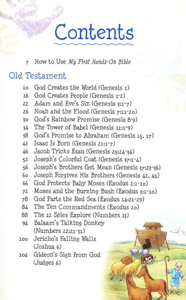 NLT My First Hands-On Bible, Ages 3 to 5 (Hardcover)