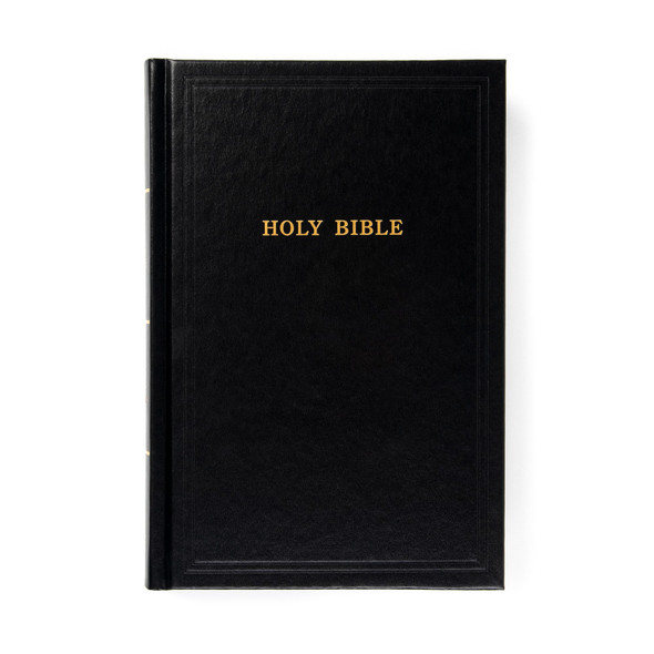 KJV Pew Bible-Black Hardcover - Case of 18