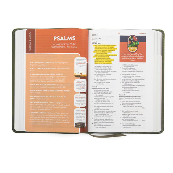 CSB Explorer Bible for Kids, Olive Compass LeatherTouch - Bulk Case of 12