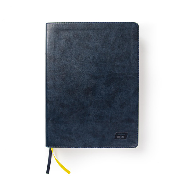 CSB: E3 Discipleship Bible, Navy LeatherTouch, Indexed - Bulk Case of 8