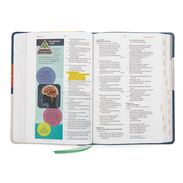 CSB Explorer Bible for Kids, Blast Off LeatherTouch, Indexed - Bulk Case of 12