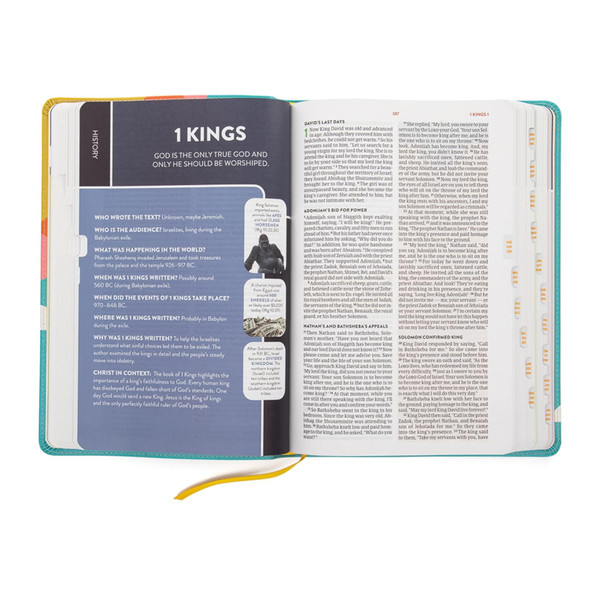 CSB Explorer Bible for Kids, Hello Sunshine LeatherTouch, Indexed - Bulk Case of 12