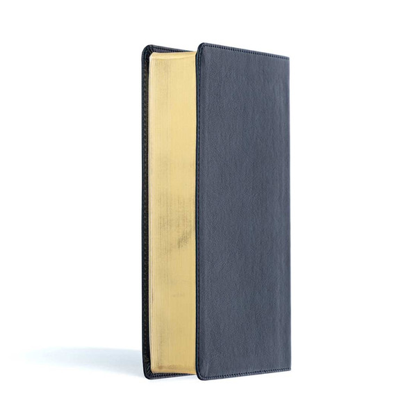 CSB Single-Column Personal Size Bible, Navy LeatherTouch - Bulk Case of 12