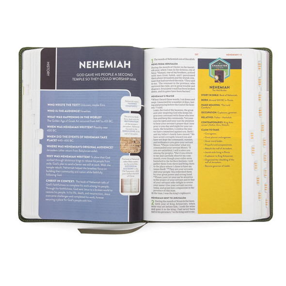 CSB Explorer Bible for Kids, Olive Compass LeatherTouch, Indexed - Bulk Case of 12
