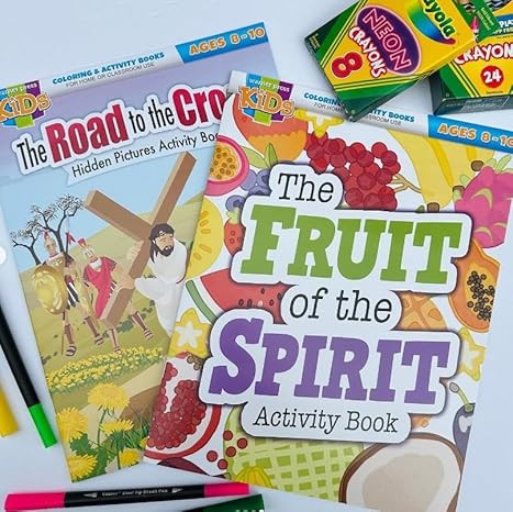 Easter Coloring/Activity Book - The Road to the Cross Hidden Pictures Activity Book - Ages 8-10
