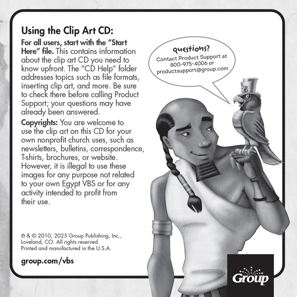 Clip Art & Resources CD - Egypt VBS 2025 by Group