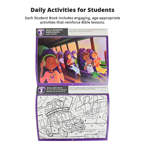 Older Elementary Student Book (Grades 3-6) (Pkg of 6) - Road Trip VBS 2025 by Cokesbury