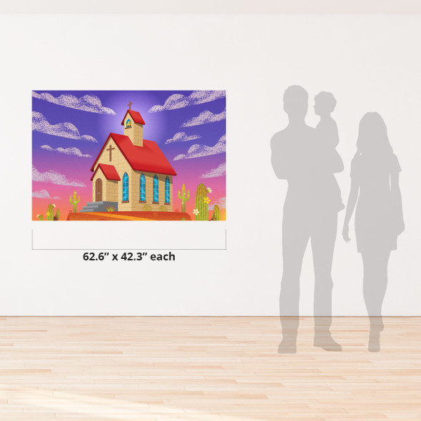 Scene Setter Classroom (Pack of 6 panels) - Wonder Junction VBS 2025 by Answers