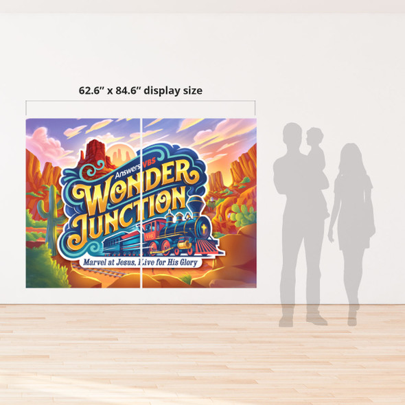 Scene Setter Logo, Verse, Map (Pack of 6 panels) - Wonder Junction VBS 2025 by Answers
