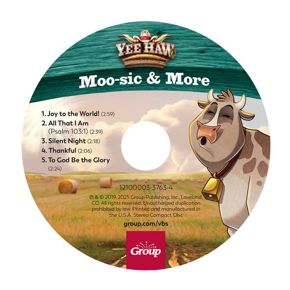 Moo-sic & More CD (Participant Version) - Yee-Haw VBS 2025 by Group