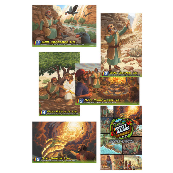 Lesson Posters - Rocket Racers VBS 2025 by RBP