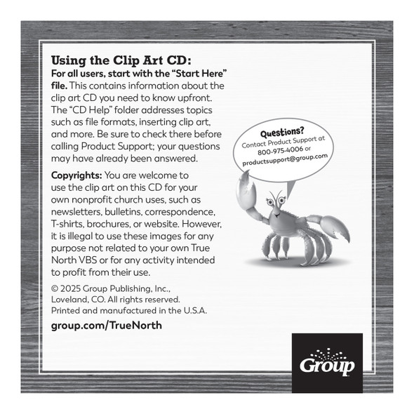 True North Clip Art & Resources CD - True North VBS 2025 by Group