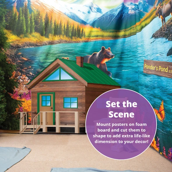 True North Giant Decorating Poster Pack (set of 6) (3 ft. x 5 ft.) - True North VBS 2025 by Group