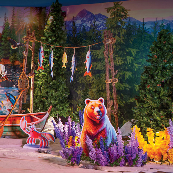 Northern Wilderness Fabric Wall Hanging Extension Set (set of 2) - True North VBS 2025 by Group