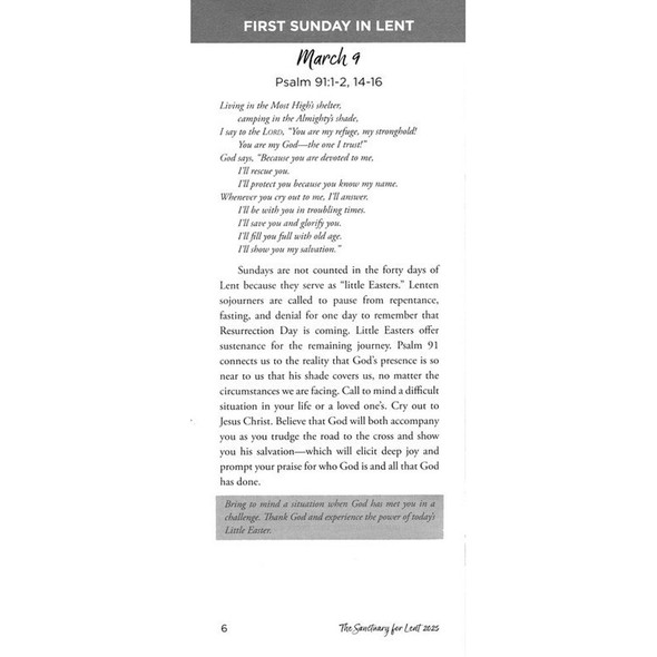Devotional - Sanctuary for Lent 2025 - by Justin LaRosa (Pack of 10)