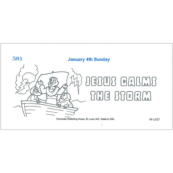 S.S. Childrens Offering Envelope Yearly Set - Numbered