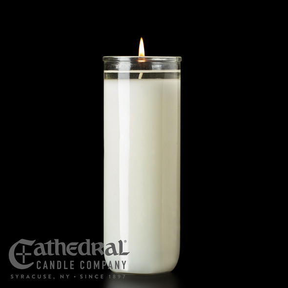 Prima Sanctum 8-Day Bottle Style Candle - 100% Beeswax - 9