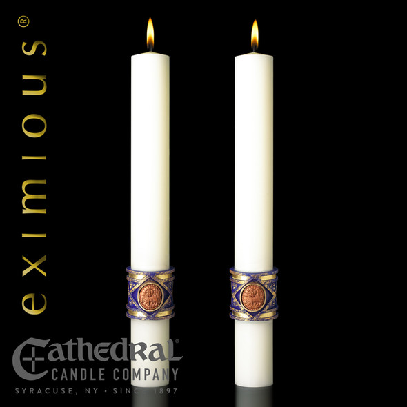 Lilium - Complementing Altar Candle (Pack of 2) by Cathedral Candles