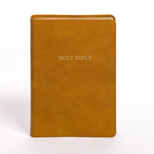 KJV Personal Size Giant Print Bible, Giant Print (LeatherTouch, Camel) - Bulk Case of 18