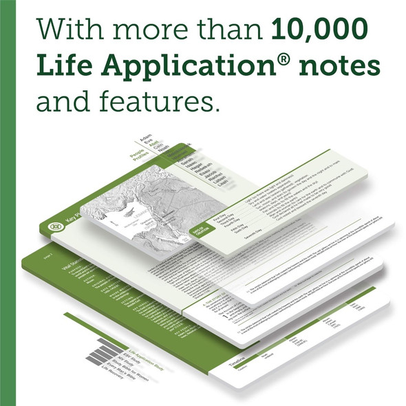 NLT Life Application Study Bible, Third Edition, Large Print (Leatherlike, Berry) - Case of 6