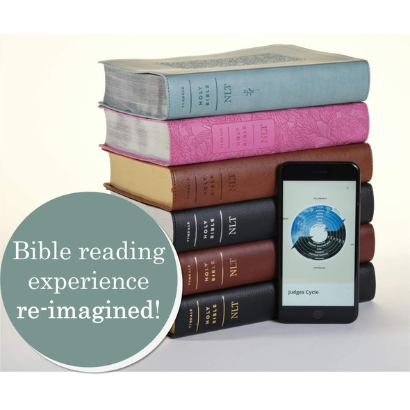 NLT Super Giant Print Bible, Filament Enabled (Imitation Leather, Black) - Bulk Case of 10