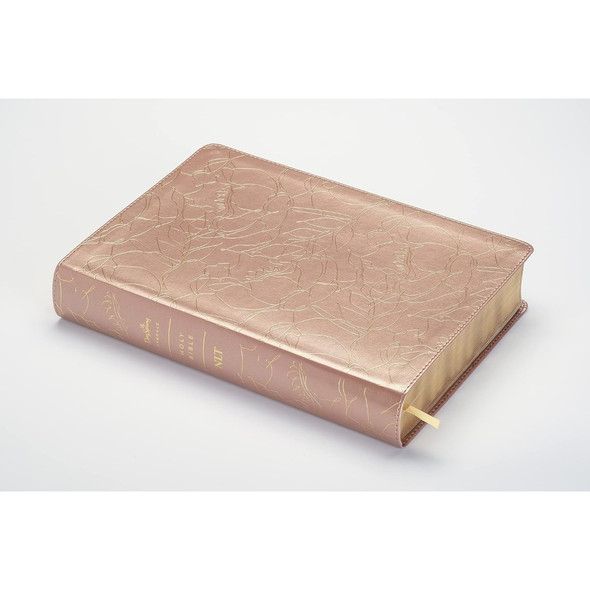 NLT Super Giant Print Bible, Filament Enabled (Imitation Leather, Blush Floral) - Bulk Case of 8