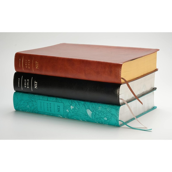 NLT Super Giant Print Bible, Filament Enabled, Indexed (Imitation Leather, Peony Rich Teal) - Bulk Case of 10