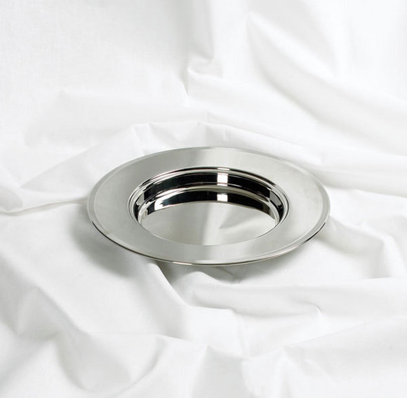 Bread Plate - Silver Stainless Steel