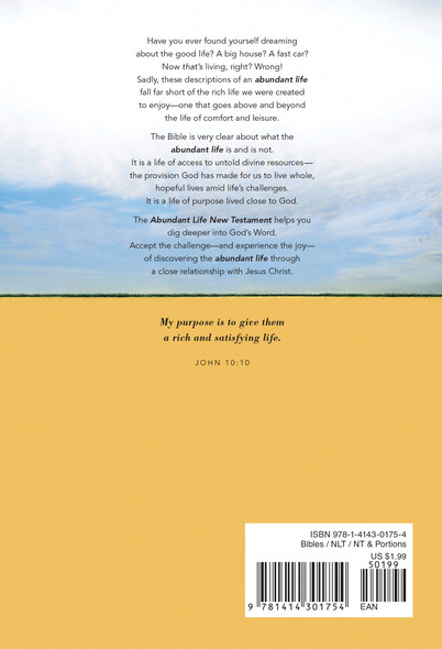 NLT Abundant Life New Testament (Softcover) - Bulk Case of 42