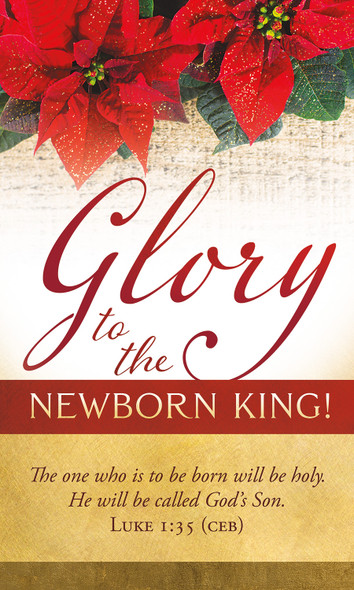 Bulletin - Christmas - Glory to the Newborn King