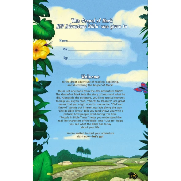 The Gospel of Mark - NIV - Adventure Bible for Kids