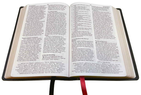 NASB 2020 Reference Bible, Blue Leathertex - Bulk Case of 10