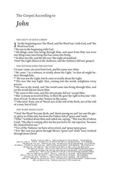 NASB 2020 Wide Margin Reference Bible, Black Leathertex - Bulk Case of 10