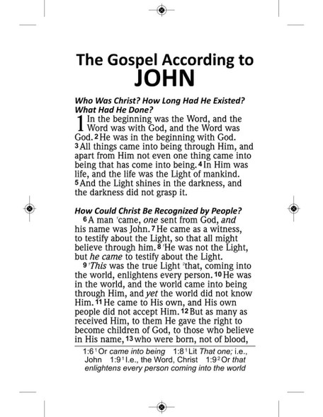 NASB 2020 Plan of Life, Gospel of John, Full-Color Paperback - Bulk Case of 300