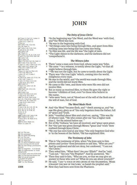 NASB 1995 Side-Column Reference Bible, Brown Leathertex - Bulk Case of 10