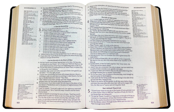 NASB 1995 Side-Column Reference Bible, Brown Leathertex - Bulk Case of 10