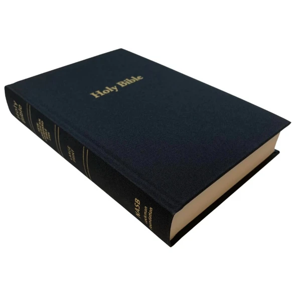 NASB Pew Bible, Large Print (Hardcover, Black) - Bulk Case of 16