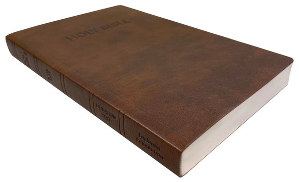 NASB 2020 Ultrathin Text Bible, Brown Leathertex - Bulk Case of 24