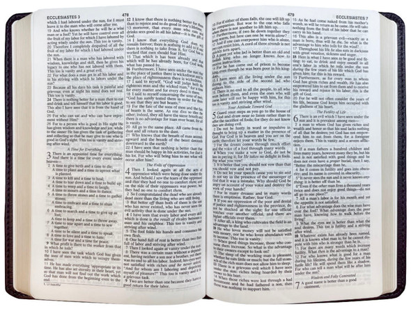 NASB 1995 Compact Text Bible, Black Genuine Leather - Bulk Case of 24