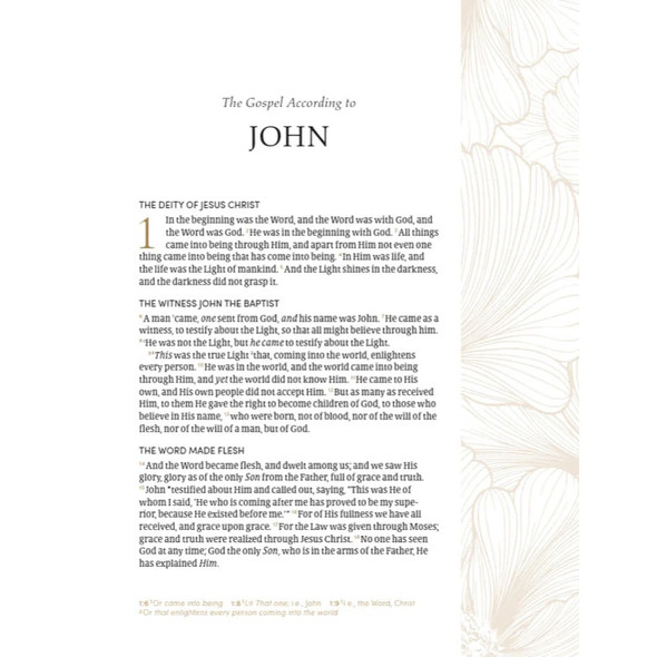 NASB 2020 The Beauty of Scripture Bible (Imitation Leather, Purple)