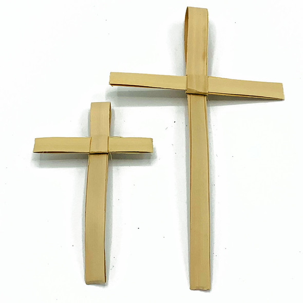 Palm Crosses Hand-Woven Small Size 4" x 2.5" (Pack of 50)
